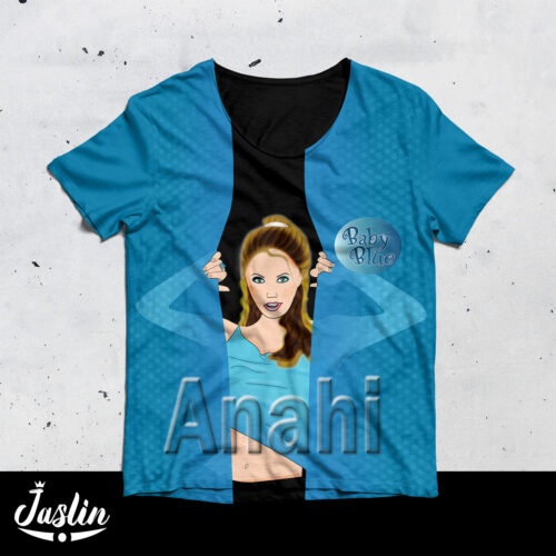 Camisa Anahi Baby Blue - Image 2